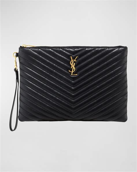 ysl flat pouch